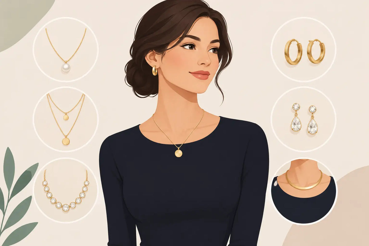 What Jewelry Suits Round Necklines? A Styling Guide