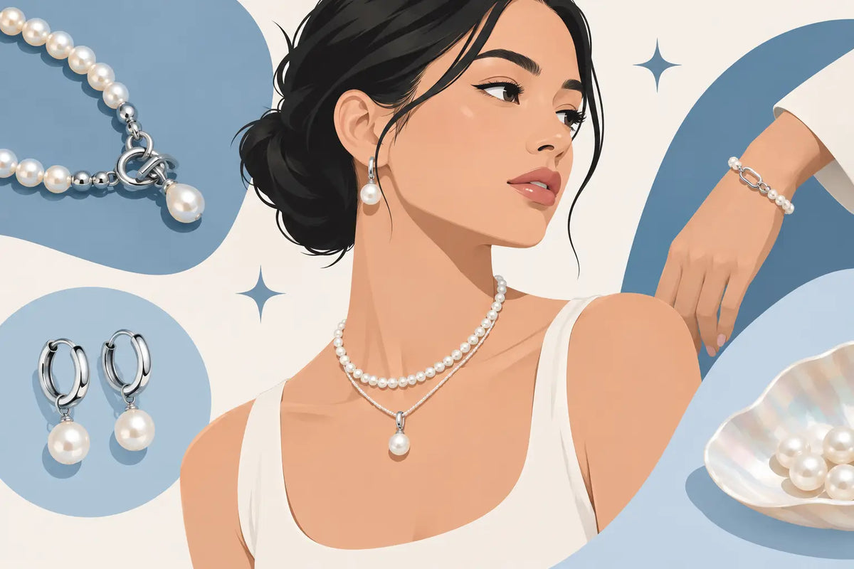 Y2K Pearl Jewelry Trends With a Polished Edge