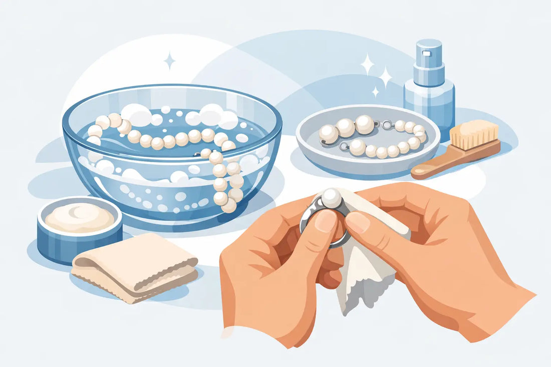 How to Clean Pearl Jewelry Properly