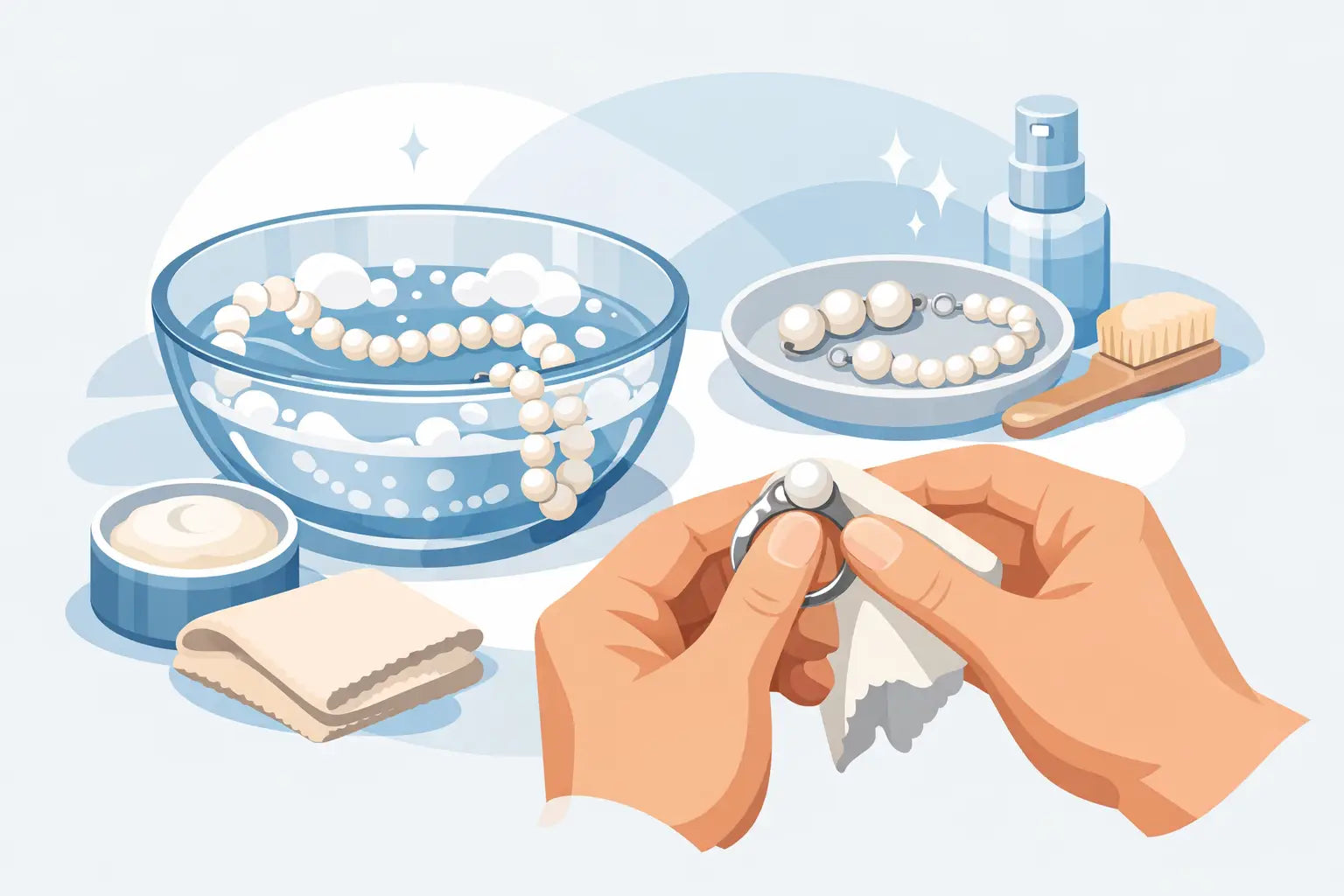 How to Clean Pearl Jewelry Properly