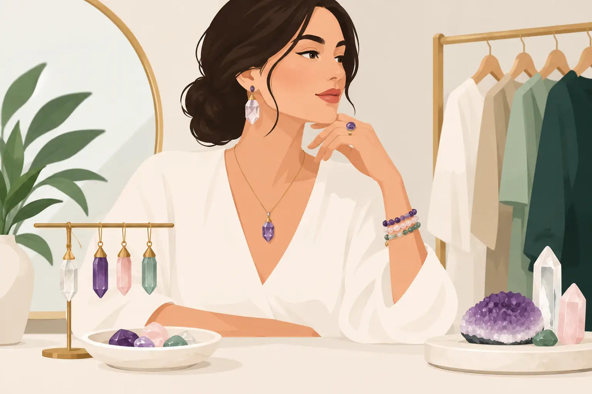 Crystal Jewelry Styling for an Expressive Wardrobe