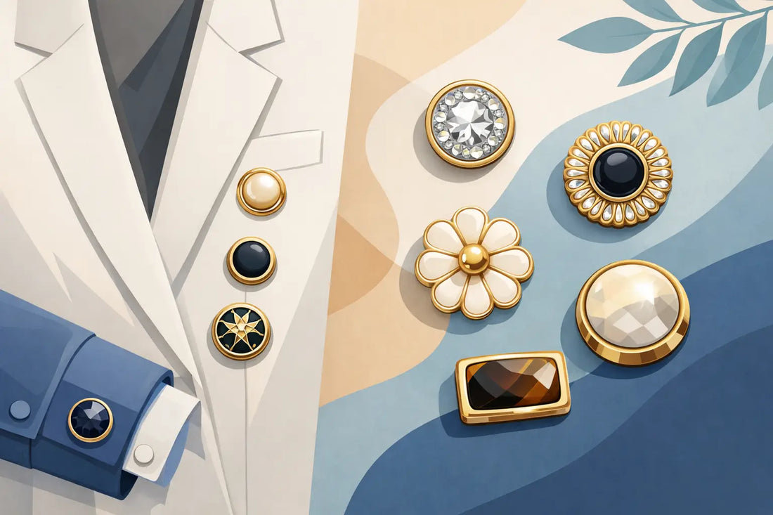 Decorative Button Covers for Elevated Style