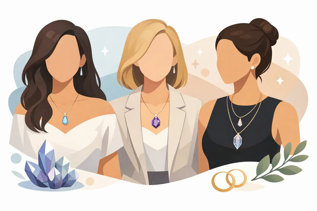 Crystal Necklace Outfit Ideas to Wear Now