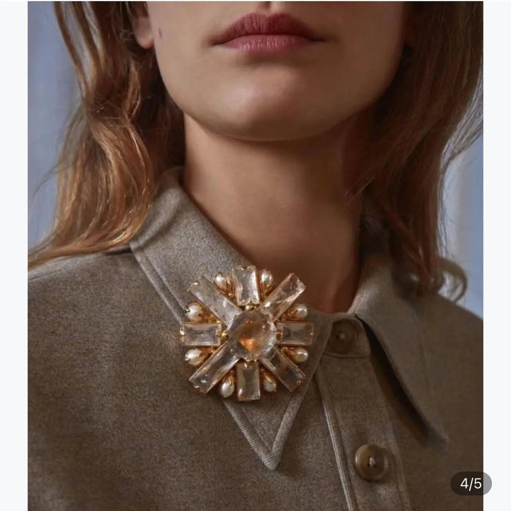 Vintage Statement Brooch Miya Atelier-Shenzhen