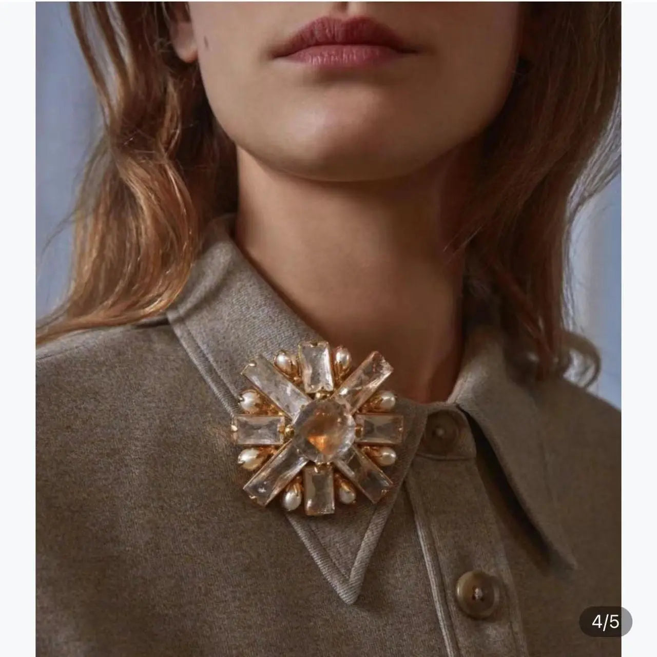 Vintage Statement Brooch Miya Atelier-Shenzhen