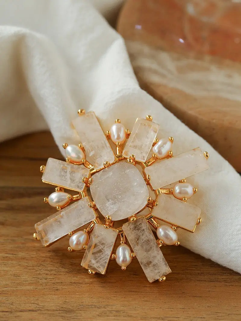 Vintage Statement Brooch Miya Atelier-Shenzhen