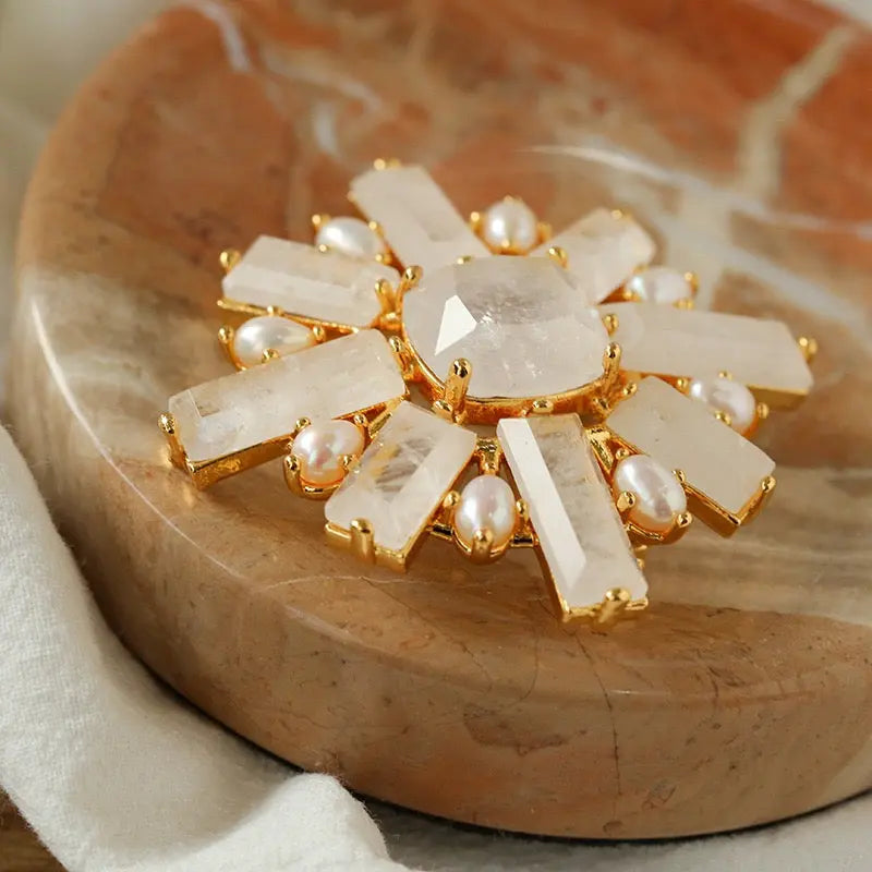 Vintage Statement Brooch Miya Atelier-Shenzhen