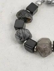 The Obsidian Arch Bracelet Miya Atelier