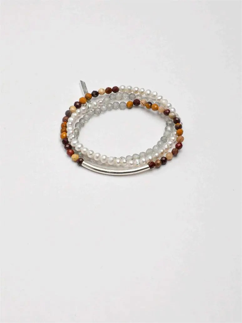 The Mistwrap Bracelet (Triple Strand) Miya Atelier