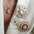 Vintage Statement Brooch Miya Atelier-Shenzhen