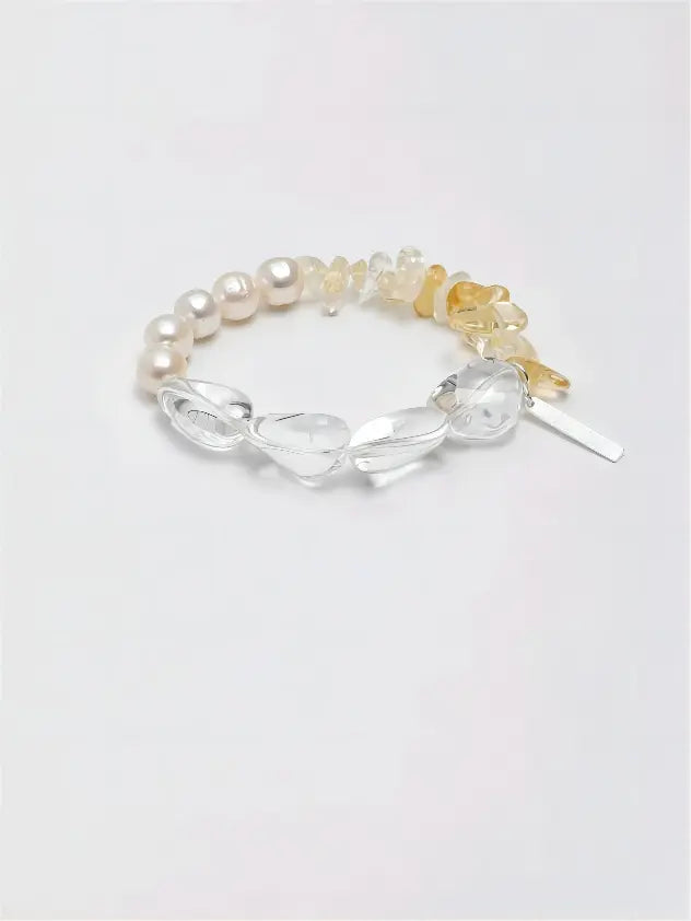 Golden Citrine & Crystal Clarity Bracelet Miya Atelier