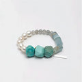 Verdant & Moon Pearl Bracelet Miya Atelier