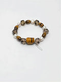 Tiger Grain & Smoky Moon Bracelet Miya Atelier