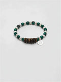 Jade Vein & Moon Agarwood Bracelet Miya Atelier