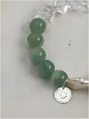 Jade Glow & Moon Crystal Bracelet Miya Atelier