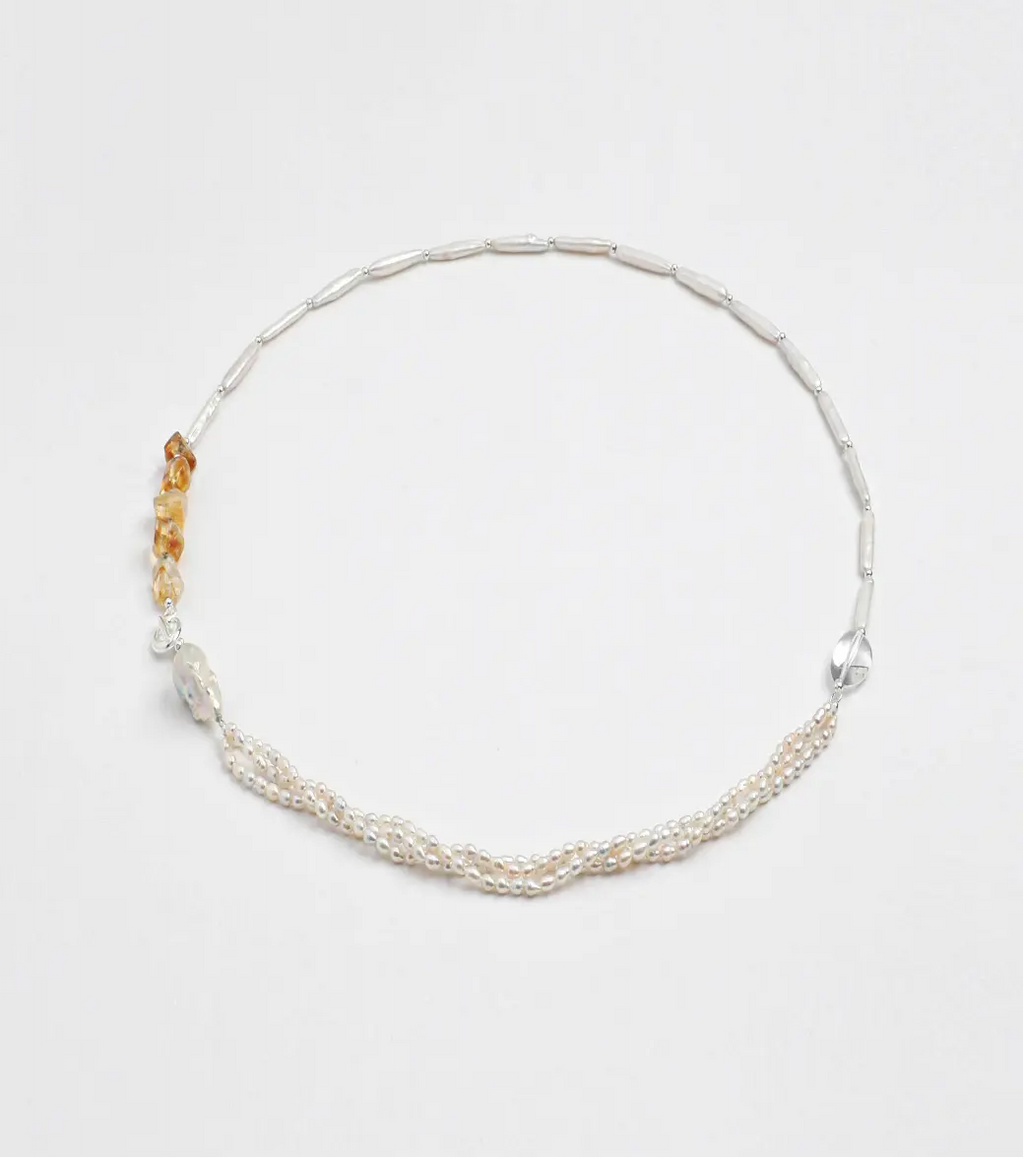 The Flowing Void Necklace Miya Atelier