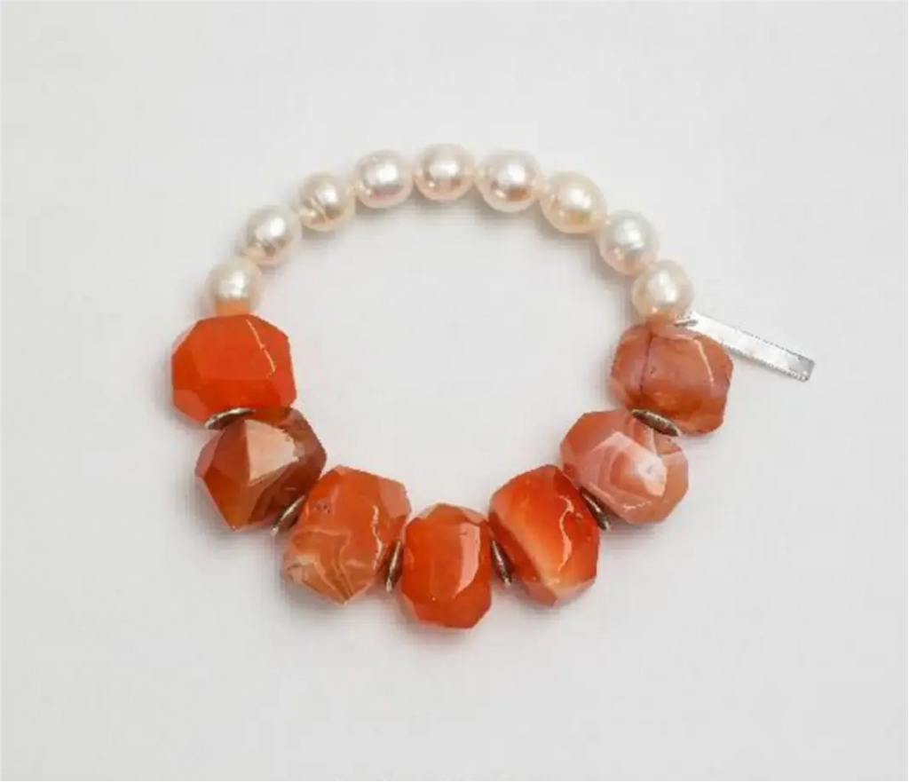 Fiery Agate Bracelet Miya Atelier