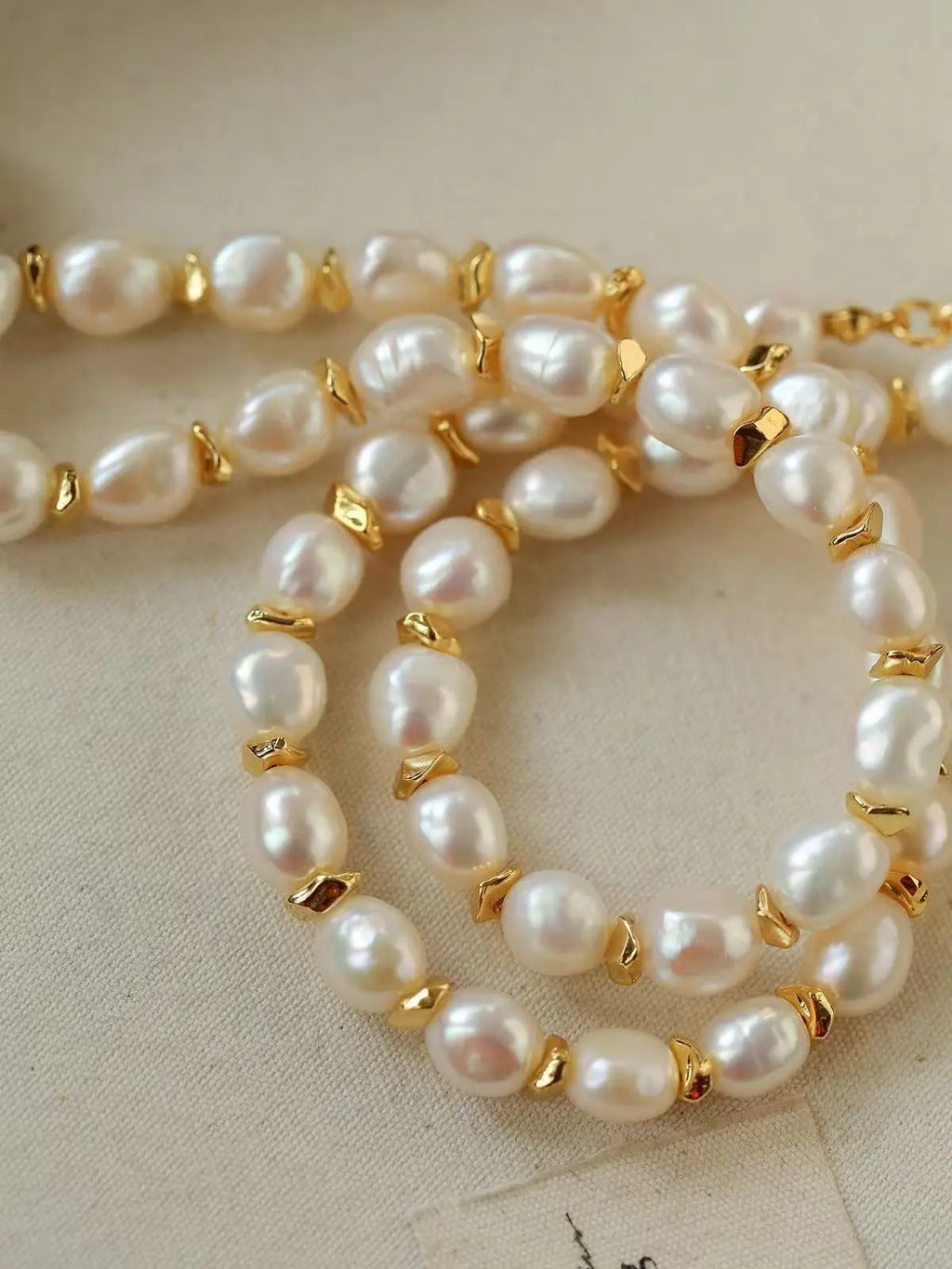 Sara Lashay White Jade Elephant & Natural Pearl Necklace Miya Atelier-Shenzhen