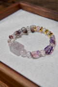 Super Seven Bracelet – 6-8mm Beads, Copper Gold-Plated Accents Miya Atelier-Shenzhen