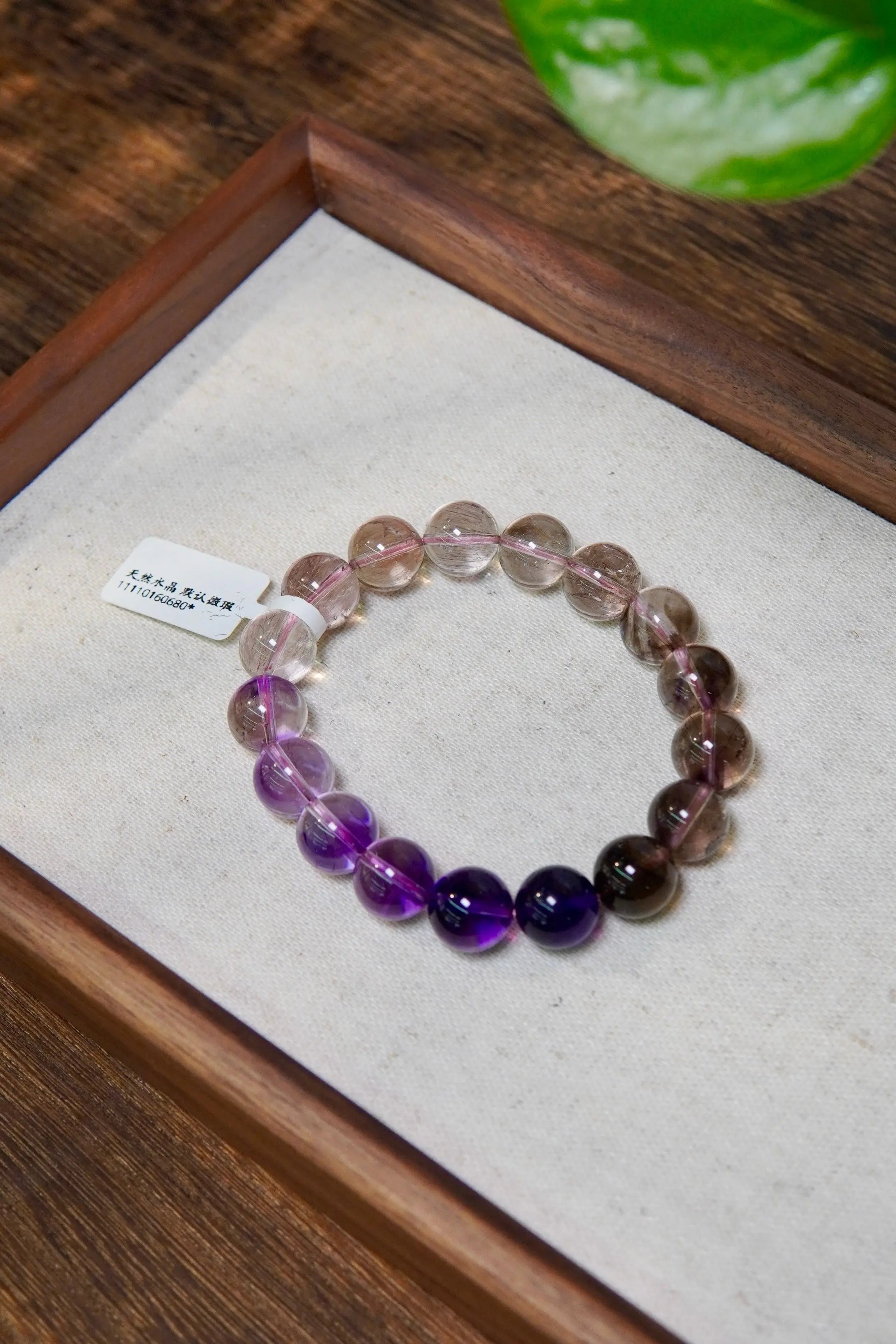 Gradient Super Seven Bracelet – 12mm Beads, Layered Luck & Energy Miya Atelier-Shenzhen