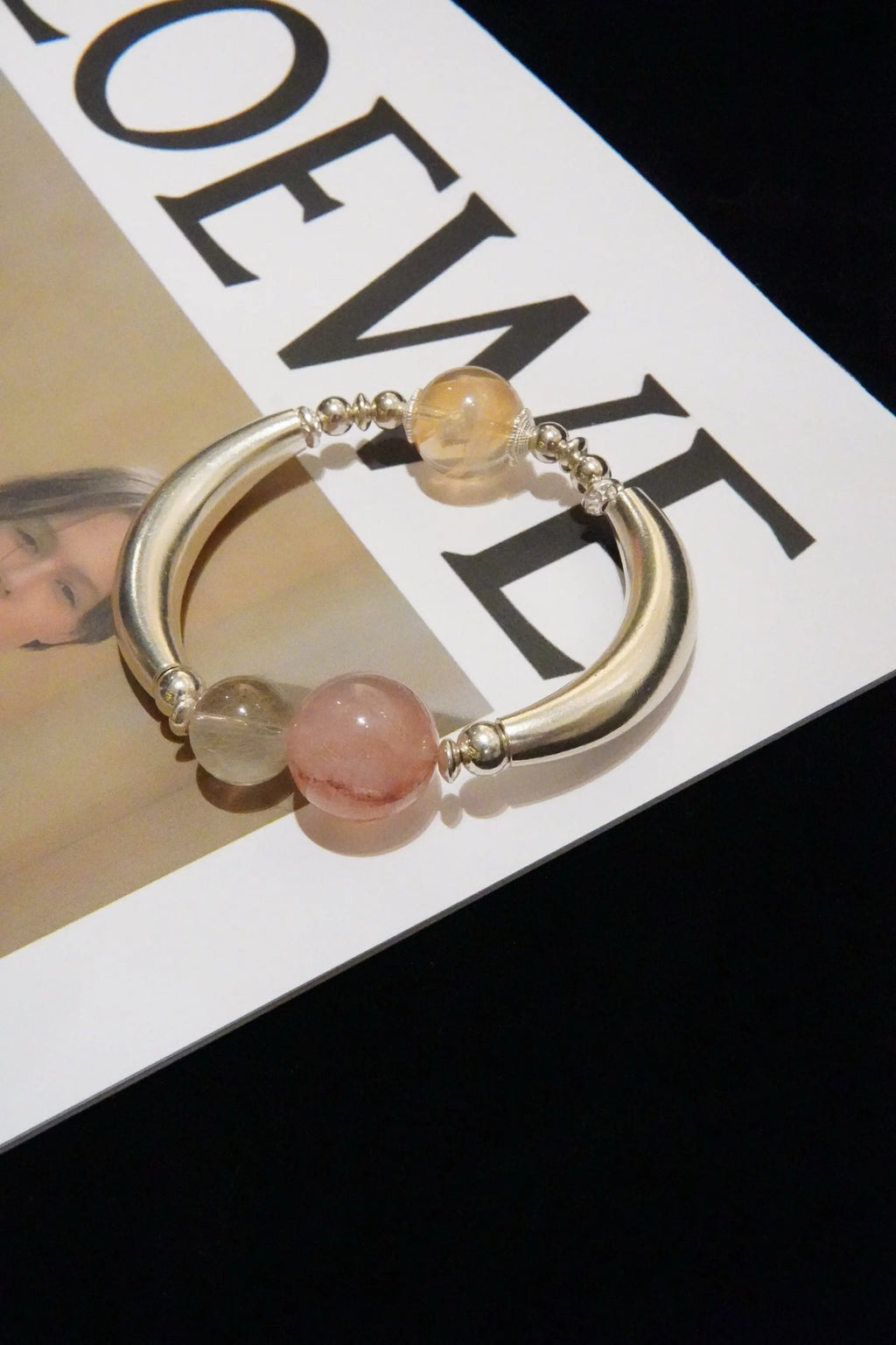 Sterling Silver Half-Bangle Bracelet Miya Atelier-Shenzhen