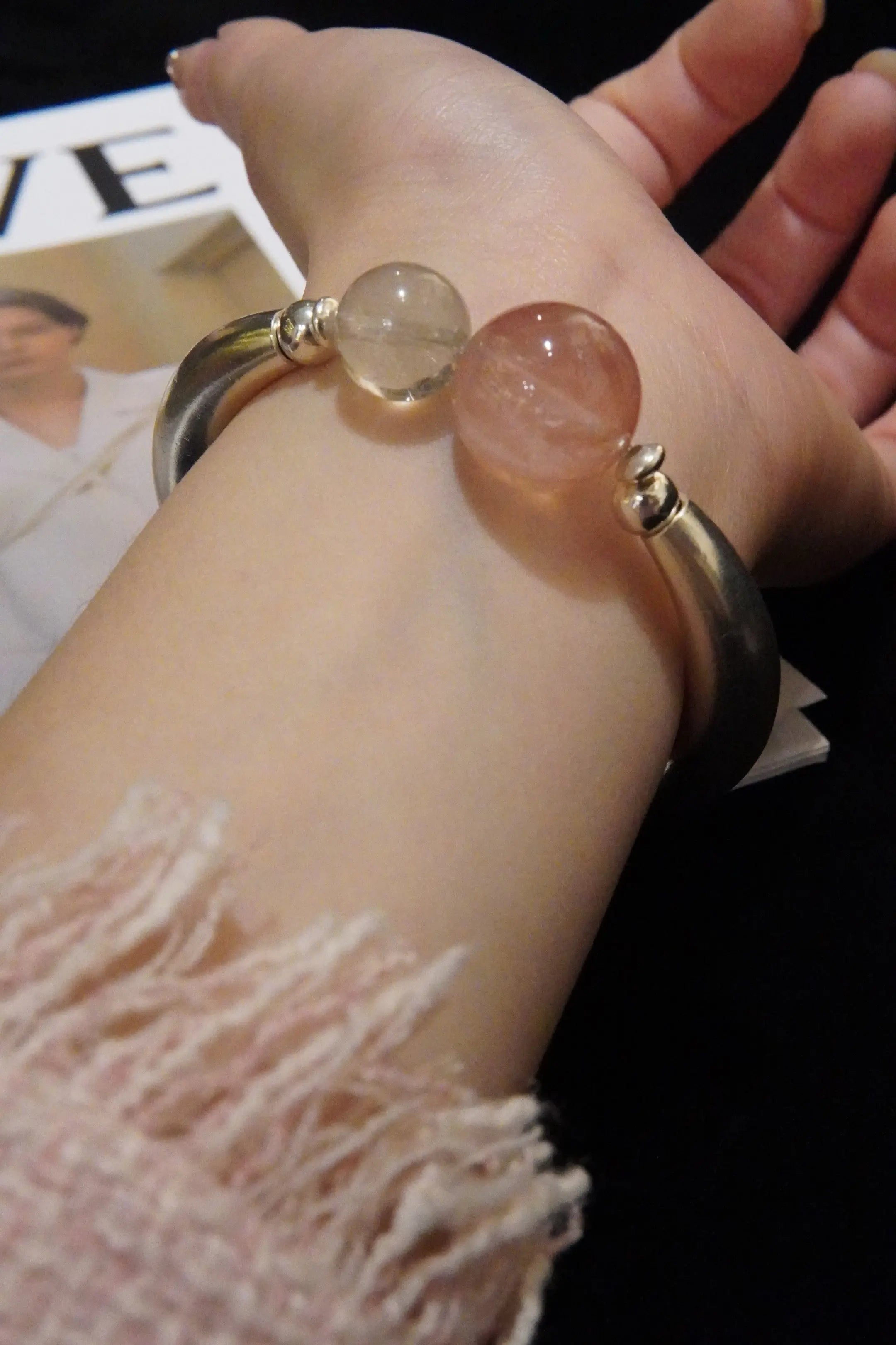 Sterling Silver Half-Bangle Bracelet Miya Atelier-Shenzhen