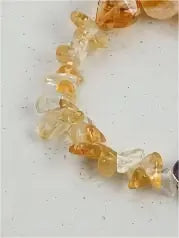 Golden Crystal & Violet Moon Bracelet Miya Atelier