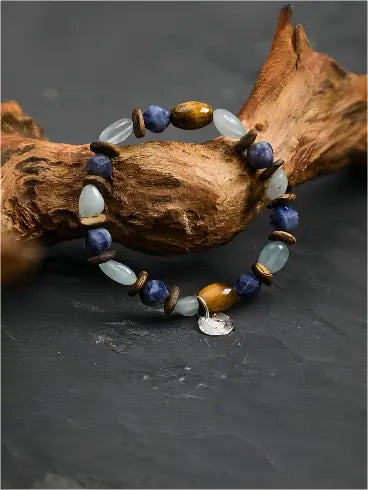 Azure & Wood Essence Bracelet Miya Atelier