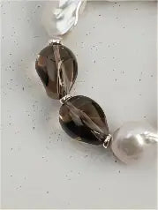 Inky Crystal & Dream Pearl Bracelet Miya Atelier