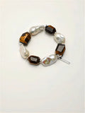 Golden Flow & Magnificent Pearl Bracelet Miya Atelier