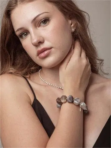 Desert Ancient Beads Bracelet Miya Atelier