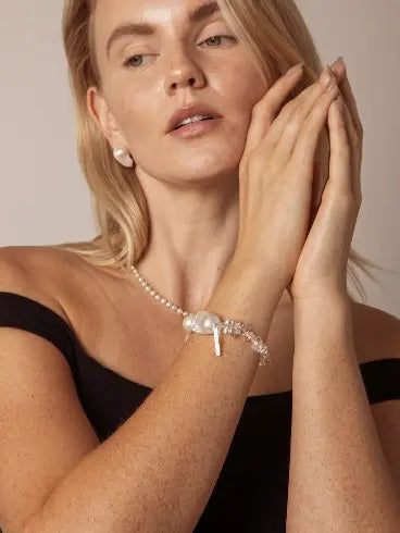 Frost Pearl Bracelet Miya Atelier