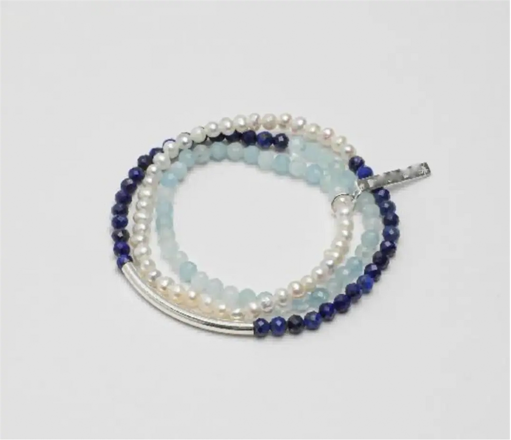 Triple-Wrap Bracelet Miya Atelier