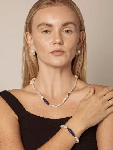 The Azure Lagoon Necklace Miya Atelier