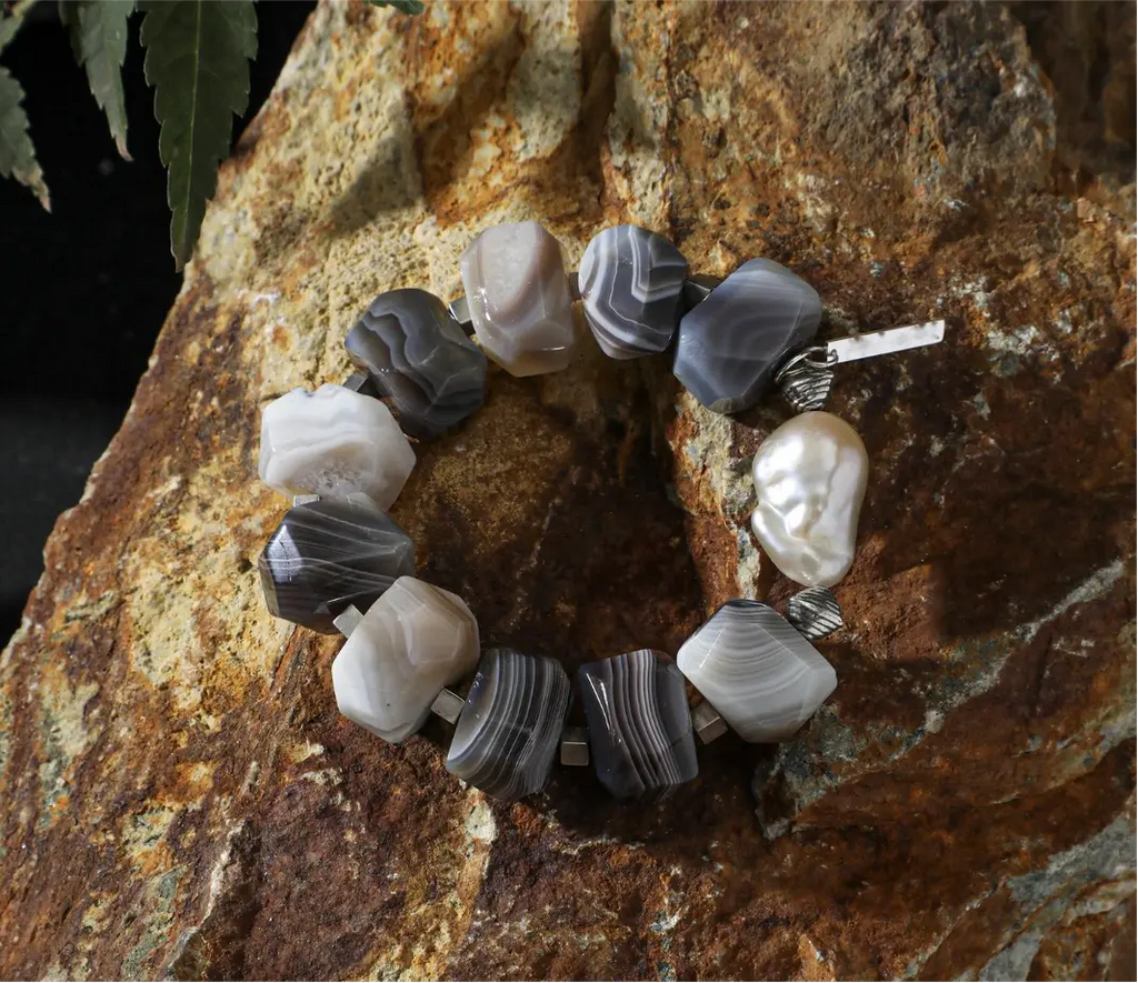 Desert Ancient Beads Bracelet Miya Atelier