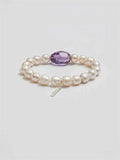 The Dewdrop Amethyst Bracelet Miya Atelier