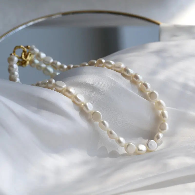 Vintage Baroque Pearl Choker Necklace Miya Atelier-Shenzhen