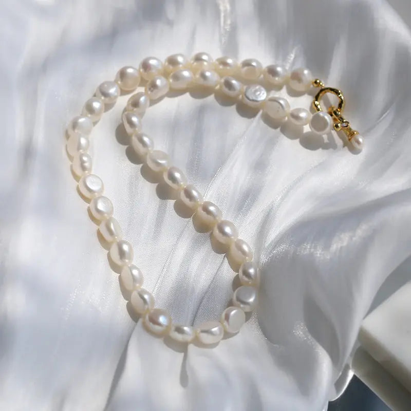 Vintage Baroque Pearl Choker Necklace Miya Atelier-Shenzhen