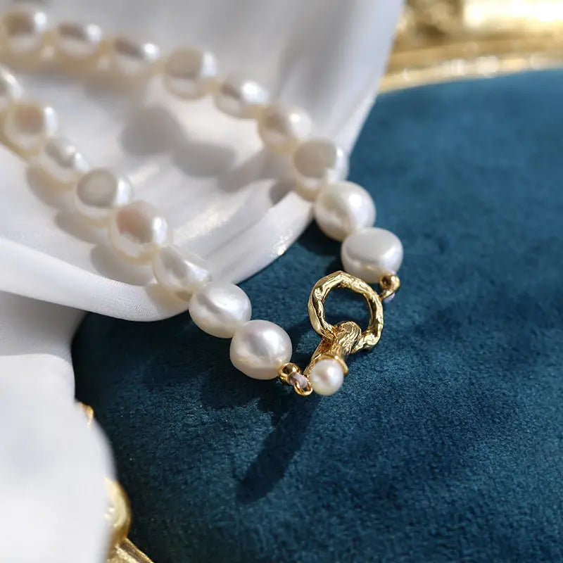 Vintage Baroque Pearl Choker Necklace Miya Atelier-Shenzhen