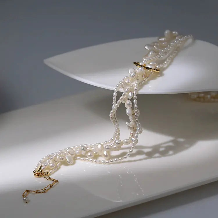 Multi-Layer Baroque Pearl Necklace Miya Atelier-Shenzhen
