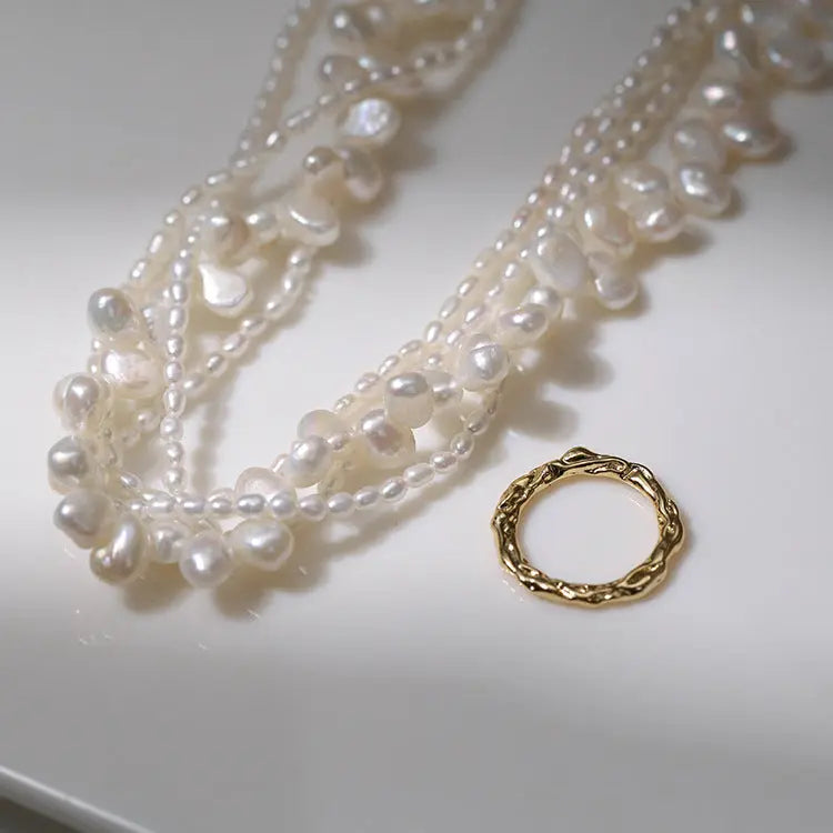 Multi-Layer Baroque Pearl Necklace Miya Atelier-Shenzhen