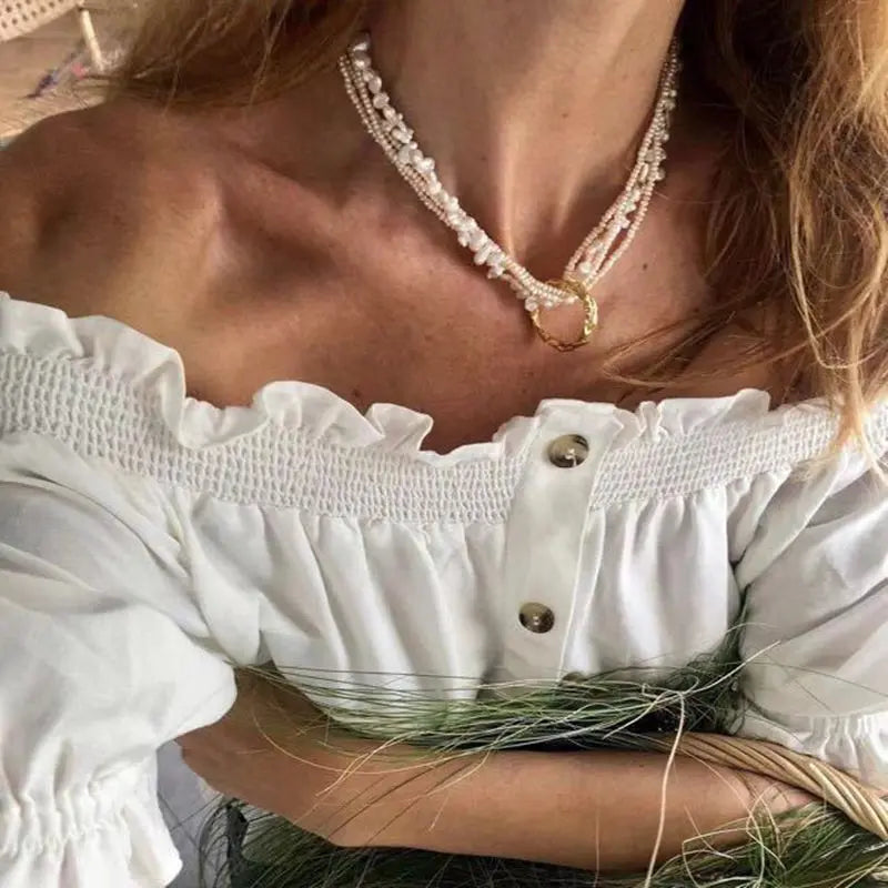 Multi-Layer Baroque Pearl Necklace Miya Atelier-Shenzhen