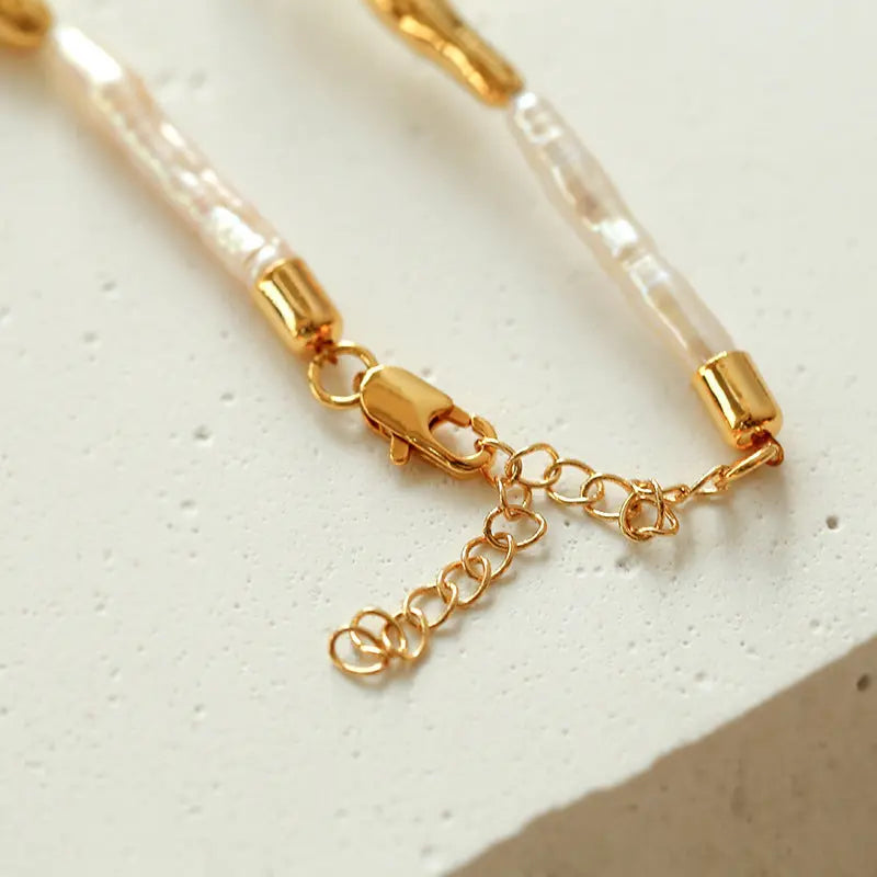 Stick Baroque Pearl Choker Necklace Miya Atelier-Shenzhen
