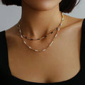 Handcrafted Black Spinel & Mini Pearl Necklace Miya Atelier-Shenzhen