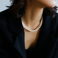 Adjustable Double-Layer Strand Freshwater Pearl Necklace Miya Atelier-Shenzhen