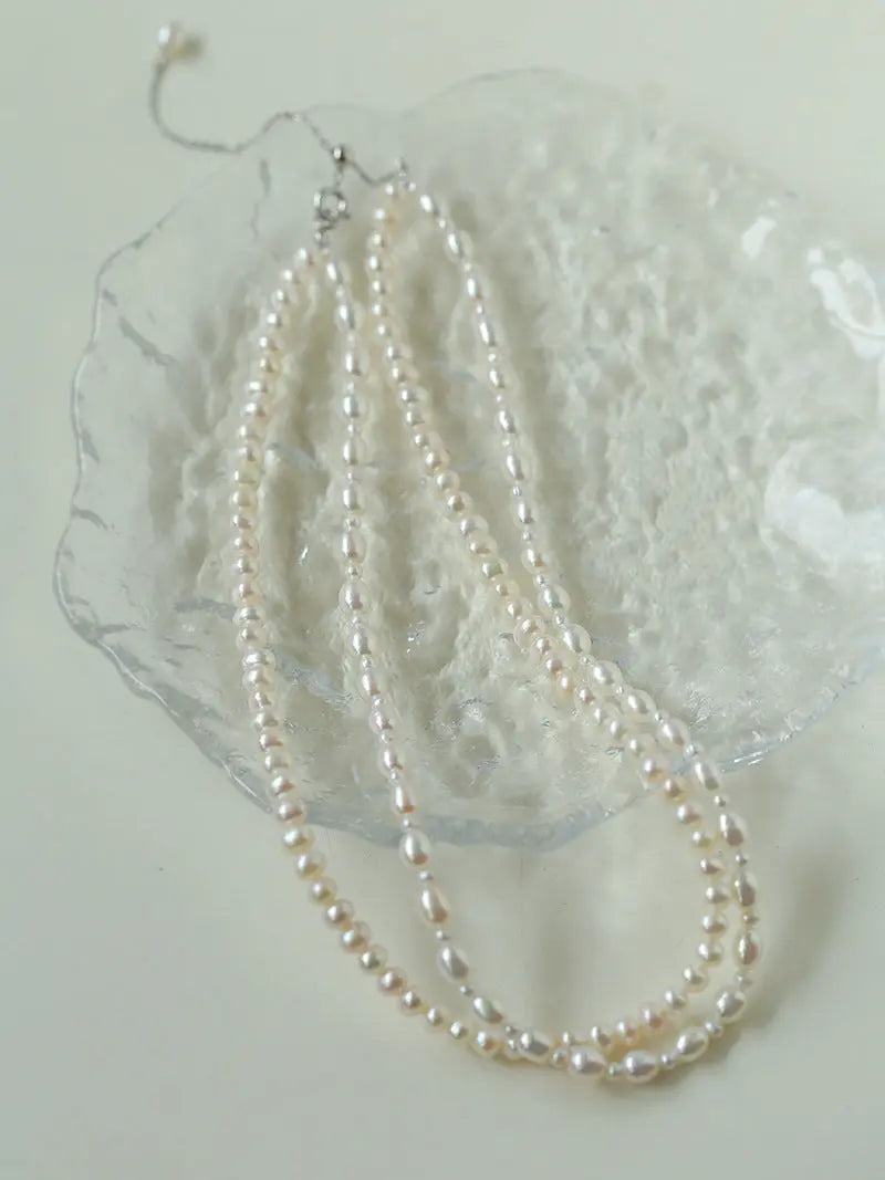 Adjustable Double-Layer Strand Freshwater Pearl Necklace Miya Atelier-Shenzhen