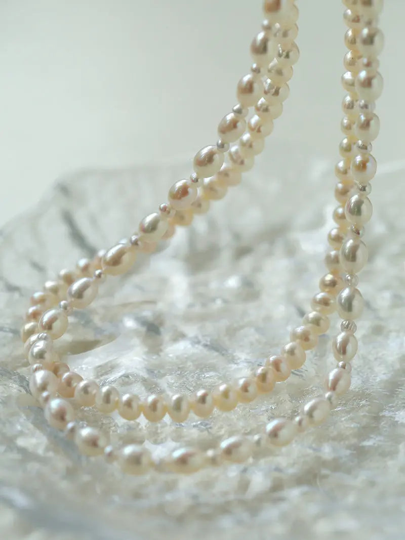 Adjustable Double-Layer Strand Freshwater Pearl Necklace Miya Atelier-Shenzhen