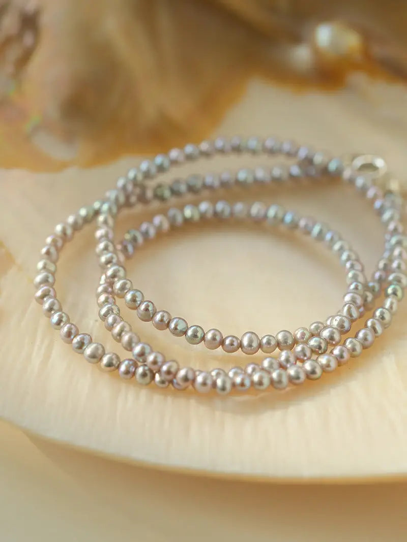 True Takara Color Mini Freshwater Pearl Choker Miya Atelier-Shenzhen