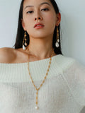 Vintage Bohemian Openwork Filigree Chain Necklace Miya Atelier-Shenzhen