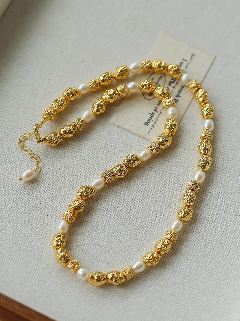 Vintage French Baroque Pearl Necklace Miya Atelier-Shenzhen